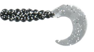 BB 2" FAT GRUB 10PK BLACK SPARKLE - FG251