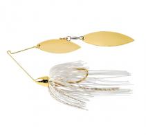 WE GLD DBL WIL SPINNERBAIT WHT GLD - WE14GW01G