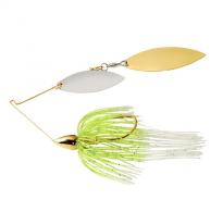 WE GOLD DBL WIL SPINNERBAIT WHT CHT - WE38GWR02