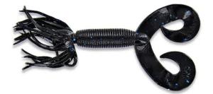 4" DOUBLE TL HULA GRUB BLK/BLU FLK - YAM-93-10-021