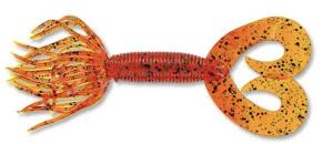 4" DOUBLE TL HULA GRUB PMK/BLK&GRN - YAM-93-10-196