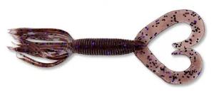 4" DOUBLE TL HULA GRUB CIN/BLK&PUR - YAM-93-10-221