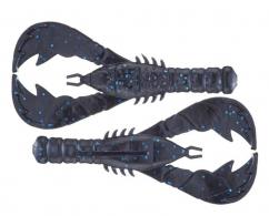 4" YAMA CRAW BLK/BLUE FLAKE 6PK - YAM-CRAW4-021