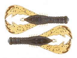 4" YAMA CRAW Green PMK/BLK FLAKE 6PK - YAM-CRAW4-297