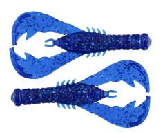 4" YAMA CRAW / SAPPHIRE BLUE 6PK - YAM-CRAW4-335