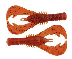 4" YAMA CRAW / FIRE CRAW (6 PACK) - YAM-CRAW4-9003