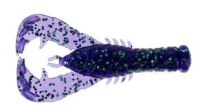 3" YAMA CRAW PUR/EMERALD FLK 8PK - YAM-CRAW3-08-213
