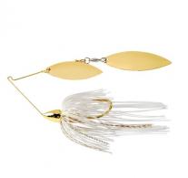 WE GLD DBL WIL SPINNERBAIT WHT GLD - WE38GW01G
