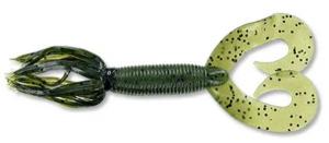 4" DOUBLE TL HULA GRUB WTM/BLK FLK - YAM-93-10-194