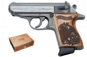 Walther Arms PPK Engraved 380 ACP 3.3" 6+1 Engraved Wood G - 150989