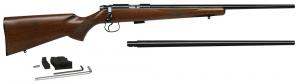 CZ Model 455 American Combo .17 HMR/.22 LR Bolt Action Rifle - 02120 CZ Model 455 American Combo .17 HMR/.22 LR Bolt Action Rifle - 02120