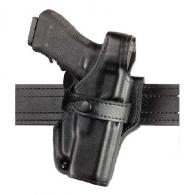 070 SSIII Mid-Ride Duty Holster | Plain Black | Right | Standard Belt Loop - 070-340-161