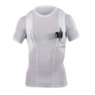 5.11 Tactical Holster Short Sleeve Crew Shirt White 3X-Large - 40011-010-3XL