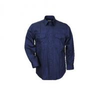5.11 Tactical Men's Long Sleeve Station Shirt Fire Navy Blue X-Large - 46125-720-XL