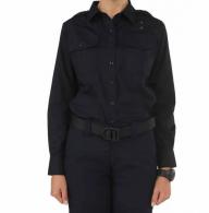 5.11 Women's Taclite PDU Class A Long Sleeve Shirt | Midnight Navy | Large - 62365-750-L-R