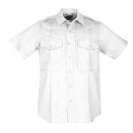 Men's PDU S/S Twill Class B Shirt | White | 4X-Large - 71177-010-4XL-T