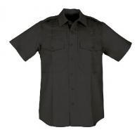 5.11 Men's PDU S/S Twill Class B Shirt | Black | Large - 71177-019-L-R