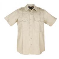 Men's PDU S/S Twill Class B Shirt | Silver Tan | X-Large - 71177-160-XL-R