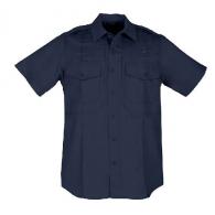 Men's PDU S/S Twill Class B Shirt | Midnight Navy | 4X-Large - 71177-750-4XL-T
