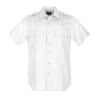 Men'S Pdu S/S Twill A-Class Shirt | White | X-Large - 71183-010-XL-T