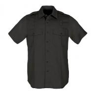 Men'S Pdu S/S Twill A-Class Shirt | Black | X-Large - 71183-019-XL-T