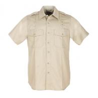 Men'S Pdu S/S Twill A-Class Shirt | Silver Tan | 5X-Large - 71183-160-5XL-T