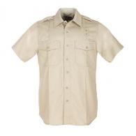 5.11 Men's PDU S/S Twill A-Class Shirt | Silver Tan | Medium - 71183-160-M-R