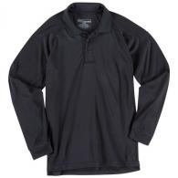 Performance Long Sleeve Polo | Black | Large - 72049T-019-L