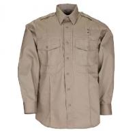 Men's Long Sleeve Twill PDU Class B Shirt | Silver Tan | 2X-Large - 72345-160-2XL-R