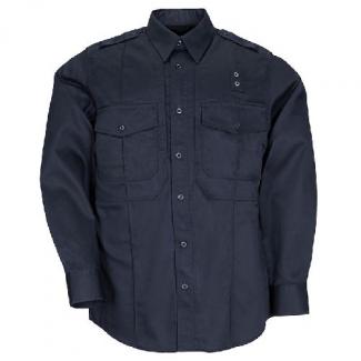 Men's Long Sleeve Twill PDU Class B Shirt | Midnight Navy | 2X-Large