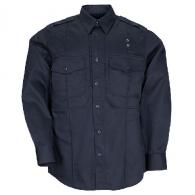 Men's Long Sleeve Twill PDU Class B Shirt | Midnight Navy | Large