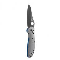 Benchmade-Pardue Mini Grip Axis-Hole | Sheepsfoot | Gray - 555BK-1