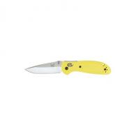 Benchmade-HG Mini-Griptilian | Drop Point | Yellow - 556-YEL