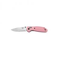 Benchmade-HG Mini-Griptilian | Drop Point | Pink - 556S-PNK