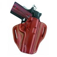 Gould & Goodrich Right Handed Open Top Two Slot Holster Chestnut Brown for Colt 194