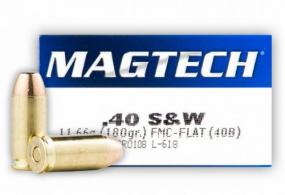Magtech .40 Smith & Wesson Ammo - 40BCS