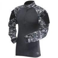 TruSpec - TRU Long Sleeve 1/4 Zip Combat Shir | Urban Digital | Large - 2570025