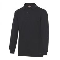 TruSpec - 24-7 Mens Original Long Sleeve Polo | Black | Medium - 4357004