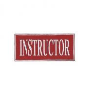Instructor Patch | Red | 2  x 4
