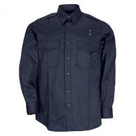 Men'S Pdu Long Sleeve Twill Class A Shirt | Midnight Navy | Large - 72344-750-L-R