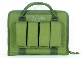 Pistol Case with Mag Pouches | OD Green - 25-0017004000
