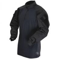 TruSpec - TRU Long Sleeve 1/4 Zip Combat Shirt | Black | Large - 2548025