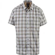 Hunter Plaid S/S Shirt | Coyote | Small - 71374-289-S