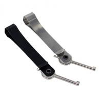 Tactical I.D. Holder W/ Cuff Key | Silver - ZAK-98