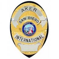 Aker Clip-On Shield Badge Holder - A591-BP