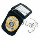 Aker Leather Reversible Badge & ID Holder - A597-BP