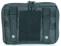 Voodoo Tactical Molle Compatible Snipers Data Book Cover/Pouch | Black - 20-9324001000