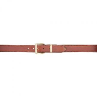 B21 Reinforced Dress-Gun Leather Lined Belt | Tan | Plain | Size: 34