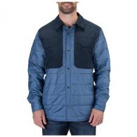 Peninsula Insulator Shirt Jacket | Ensign Blue Heather | Large