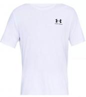 Under Armour Sportstyle Left Chest Short Sleeve Shirt, Men's White, 3XL - 13267991003XL